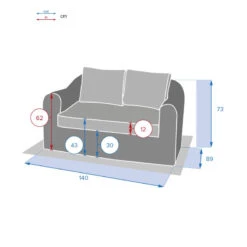 Canapé 2 Places Moorea Savana Hespéride -Promos Jardin Meubles Boutique canape 2 places moorea savana hesperide 2