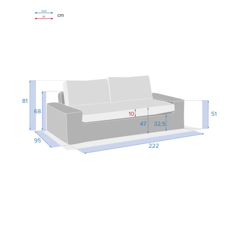 Canapé De Salon De Jardin Savinia Coloris Tahini Hespéride 6 Canapé De Salon De Jardin Savinia Coloris Tahini Hespéride – Image 4