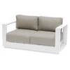 Canapé Extérieur 2 Places Allure Blanc Hespéride 1 Canapé Extérieur 2 Places Allure Blanc Hespéride -Promos Jardin Meubles Boutique canape exterieur 2 places allure blanc hesperide