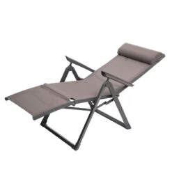 Chaise Longue Decima Hespéride Noisette/praline -Promos Jardin Meubles Boutique chaise decima hesperide brun 2
