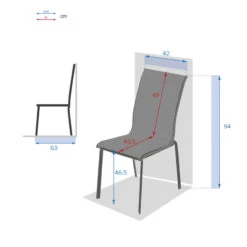 Chaise Empilable Axant Wengé Et Praline Hespéride -Promos Jardin Meubles Boutique chaise empilable axant wenge et praline hesperide 1 2