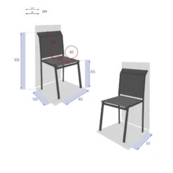 Chaise Extérieur Essentia Tonka/noisette Hespéride -Promos Jardin Meubles Boutique chaise exterieur essentia tonka noisette hesperide 2