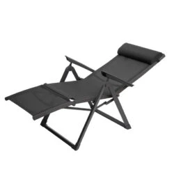 Chaise Longue Decima Hespéride Anthracite/graphite -Promos Jardin Meubles Boutique chaise longue decima hesperide anthracit 5