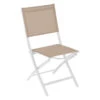 Chaise Pliante Extérieur Essentia Lin/blanc Hespéride -Promos Jardin Meubles Boutique chaise pliante exterieur essentia lin blanc hesperide