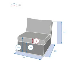 Chauffeuse Extérieur Moorea Hespéride Terre D'ombre 7 Chauffeuse Extérieur Moorea Hespéride Terre D'ombre -Promos Jardin Meubles Boutique chauffeuse exterieur moorea hesperide terre ombre 2