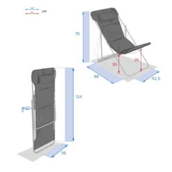 Chilienne Bilbao Coloris Bleu Lagon Neka -Promos Jardin Meubles Boutique chilienne bilbao coloris bleu lagon hesperide 3