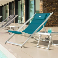 Chilienne Honolulu Bleu Canard Hespéride -Promos Jardin Meubles Boutique chilienne honolulu bleu canard hesperide 1 3