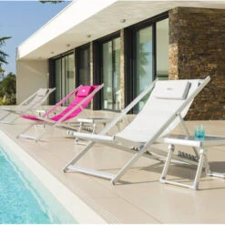 Chilienne Inclinable Honolulu Gris Ardoise Hespéride -Promos Jardin Meubles Boutique chilienne inclinable honolulu gris ardoise hesperide 4