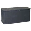 Coffre De Rangement Woody Gris 280 Litres -Promos Jardin Meubles Boutique coffre de rangement woody gris 280 litres