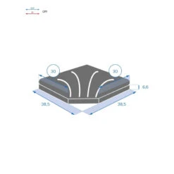 Dalle 15kg Pour Pied De Parasol En Croix Hespéride Noir -Promos Jardin Meubles Boutique dalle 15kg pour pied de parasol en croix hesperide noir 3