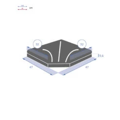 Dalle 25 Kg Pour Pied De Parasol En Croix Hespéride Noir 9 Dalle 25 Kg Pour Pied De Parasol En Croix Hespéride Noir -Promos Jardin Meubles Boutique dalle 25kg pour pied de parasol en croix hesperide noir 3