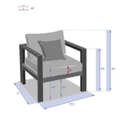 Fauteuil De Jardin Evasion Graphite Hespéride 11 Fauteuil De Jardin Evasion Graphite Hespéride -Promos Jardin Meubles Boutique fauteuil de jardin evasion graphite hesperide 1 2