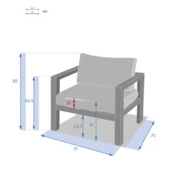 Fauteuil De Jardin Jauca Noisette / Gris Boisé Hespéride 7 Fauteuil De Jardin Jauca Noisette / Gris Boisé Hespéride -Promos Jardin Meubles Boutique fauteuil de jardin jauca noisette gris boise hesperide 2