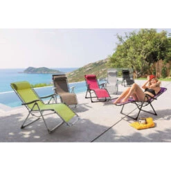 Fauteuil Détente D'extérieur Hespéride Silos Gris Galet -Promos Jardin Meubles Boutique fauteuil detente d exterieur hesperide silos gris galet 5