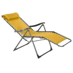 Fauteuil Détente D'extérieur Hespéride Silos Jaune Moutarde -Promos Jardin Meubles Boutique fauteuil detente d exterieur hesperide silos jaune moutarde 1 2