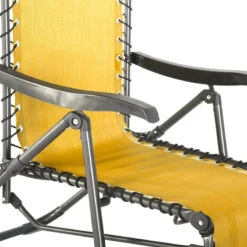 Fauteuil Détente D'extérieur Hespéride Silos Jaune Moutarde -Promos Jardin Meubles Boutique fauteuil detente d exterieur hesperide silos jaune moutarde 1 3