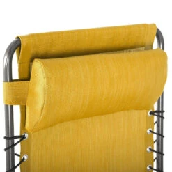 Fauteuil Détente D'extérieur Hespéride Silos Jaune Moutarde -Promos Jardin Meubles Boutique fauteuil detente d exterieur hesperide silos jaune moutarde 1 4