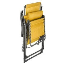 Fauteuil Détente D'extérieur Hespéride Silos Jaune Moutarde -Promos Jardin Meubles Boutique fauteuil detente d exterieur hesperide silos jaune moutarde 1 5