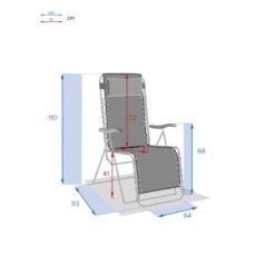 Fauteuil Détente D'extérieur Hespéride Silos Jaune Moutarde -Promos Jardin Meubles Boutique fauteuil detente d exterieur hesperide silos jaune moutarde 1 6