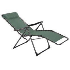 Fauteuil Détente D'extérieur Hespéride Silos Vert Olive -Promos Jardin Meubles Boutique fauteuil detente d exterieur hesperide silos vert olive 1 2