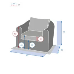 Fauteuil Détente Moorea Hespéride Terre Ombre -Promos Jardin Meubles Boutique fauteuil detente moorea hesperide terre ombre 1 3