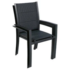 Fauteuil Extérieur Allure Poivre Graphite Hespéride -Promos Jardin Meubles Boutique fauteuil exterieur allure poivre graphite hesperide 2