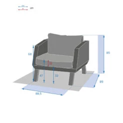 Fauteuil Extérieur Axiome Hespéride -Promos Jardin Meubles Boutique fauteuil exterieur axiome hesperide 3