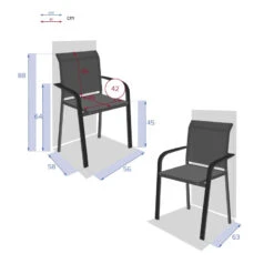 Fauteuil Extérieur Essentia Anthracite/graphite Hespéride 11 Fauteuil Extérieur Essentia Anthracite/graphite Hespéride -Promos Jardin Meubles Boutique fauteuil exterieur essentia anthracite graphite hesperide 4