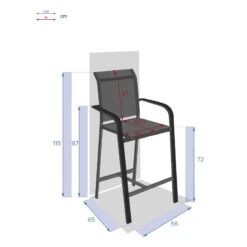 Fauteuil Haut Essentia Anthracite Et Graphite Hespéride -Promos Jardin Meubles Boutique fauteuil haut essentia anthracite et graphite hesperide 3