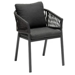 Fauteuil Oriengo Mailles Anthracite/graphite Hespéride