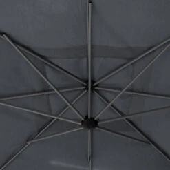 Parasol Décentré Carré Manoa Ardoise Hespéride 9 Parasol Décentré Carré Manoa Ardoise Hespéride -Promos Jardin Meubles Boutique parasol decentre carre manoa ardoise hesperide 1 2