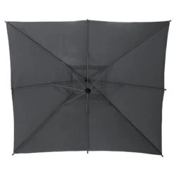 Parasol Décentré Carré Manoa Ardoise Hespéride 11 Parasol Décentré Carré Manoa Ardoise Hespéride -Promos Jardin Meubles Boutique parasol decentre carre manoa ardoise hesperide 1 4