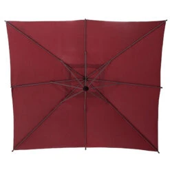 Parasol Décentré Carré Manoa Bordeaux Hespéride -Promos Jardin Meubles Boutique parasol decentre carre manoa bordeaux hesperide 4