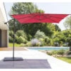Parasol Décentré Carré Manoa Grenade Hespéride 2 Parasol Décentré Carré Manoa Grenade Hespéride -Promos Jardin Meubles Boutique parasol decentre carre manoa grenade hesperide