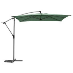 Parasol Décentré Carré Manoa Vert Olive Hespéride 8 Parasol Décentré Carré Manoa Vert Olive Hespéride -Promos Jardin Meubles Boutique parasol decentre carre manoa vert olive hesperide 1