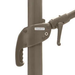 Parasol Décentré Eléa Inclinable Rectangulaire Noisette Hespéride -Promos Jardin Meubles Boutique parasol decentre elea inclinable 3x4 noisette hesperide 2