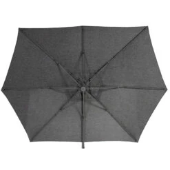 Parasol Décentré Eléa Inclinable Hexagonal Oléfine Anthracite Hespéride -Promos Jardin Meubles Boutique parasol decentre elea inclinable 3x42 olefine anthracite hesperide 1 1
