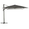 Parasol Décentré Eléa Inclinable Carré Ardoise Hespéride -Promos Jardin Meubles Boutique parasol decentre elea inclinable carre ardoise hesperide