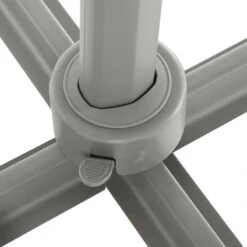 Parasol Décentré Eléa Inclinable Carré Ardoise Hespéride -Promos Jardin Meubles Boutique parasol decentre elea inclinable carre ardoise hesperide 1 4