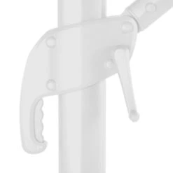 Parasol Décentré Eléa Inclinable Carré Oléfine Noisette/blanc Hespéride -Promos Jardin Meubles Boutique parasol decentre elea inclinable carre olefine noisetteblanc hesperide 4