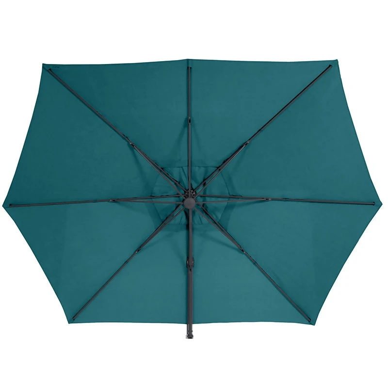 Parasol Décentré Eléa Inclinable Hexagonal Bleu Canard Hespéride 4 Parasol Décentré Eléa Inclinable Hexagonal Bleu Canard Hespéride – Image 2