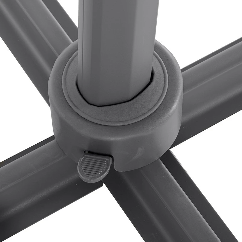 Parasol Décentré Eléa Inclinable Rectangulaire Oléfine Anthracite Hespéride 8 Parasol Décentré Eléa Inclinable Rectangulaire Oléfine Anthracite Hespéride – Image 6