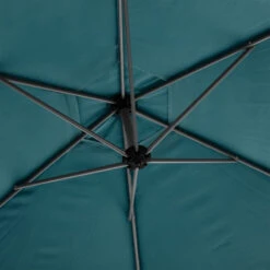 Parasol Décentré Rond Manoa Bleu Canard Hespéride 9 Parasol Décentré Rond Manoa Bleu Canard Hespéride -Promos Jardin Meubles Boutique parasol decentre rond manoa bleu canard hesperide 2