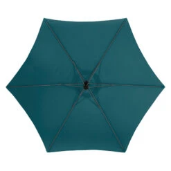 Parasol Décentré Rond Manoa Bleu Canard Hespéride 11 Parasol Décentré Rond Manoa Bleu Canard Hespéride -Promos Jardin Meubles Boutique parasol decentre rond manoa bleu canard hesperide 4
