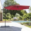 Parasol Décentré Rond Manoa Bordeaux Hespéride -Promos Jardin Meubles Boutique parasol decentre rond manoa bordeaux hesperide