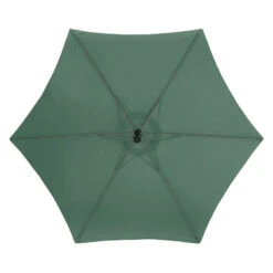 Parasol Décentré Rond Manoa Vert Olive Hespéride -Promos Jardin Meubles Boutique parasol decentre rond manoa vert olive hesperide 2