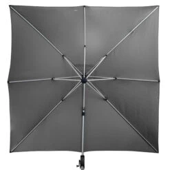 Parasol Déporté Carré Equador Ardoise Hespéride 13 Parasol Déporté Carré Equador Ardoise Hespéride -Promos Jardin Meubles Boutique parasol deporte carre equador ardoise hesperide 1 3