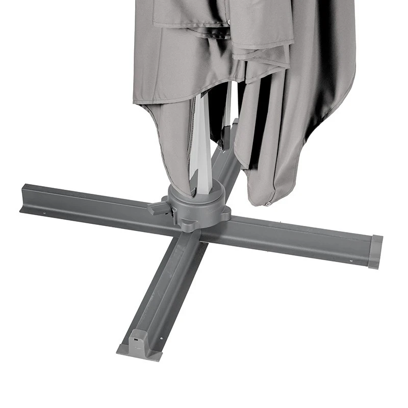 Parasol Déporté Carré Equador Ardoise Hespéride 9 Parasol Déporté Carré Equador Ardoise Hespéride – Image 7