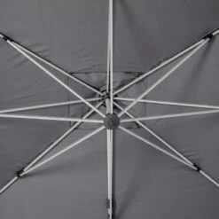 Parasol Déporté Rectangulaire Equador Ardoise Hespéride -Promos Jardin Meubles Boutique parasol deporte rectangulaire equador ardoise hesperide 1 4