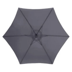 Parasol Déporté Rond Janeiro Ardoise Hespéride -Promos Jardin Meubles Boutique parasol deporte rond janeiro ardoise hesperide 8